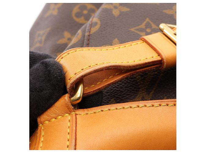 Zaino Louis Vuitton Montsouris GM Marrone - vista 10