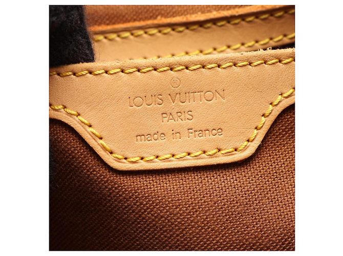 Zaino Louis Vuitton Montsouris GM Marrone - vista 4