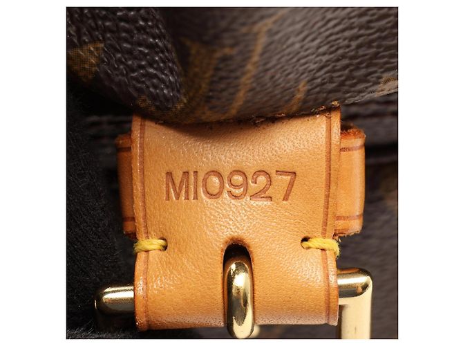 Zaino Louis Vuitton Montsouris GM Marrone - vista 5