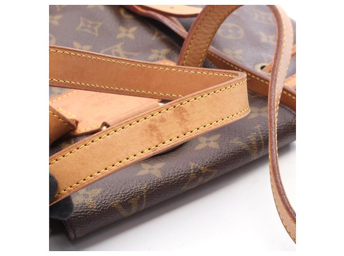 Zaino/Borsa Louis Vuitton Montsouris MM Marrone - vista 10