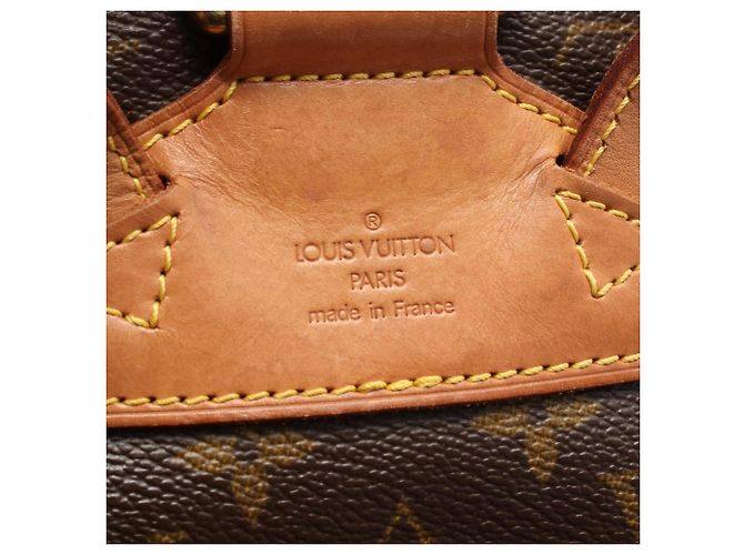 Zaino/Borsa Louis Vuitton Montsouris MM Marrone - vista 4