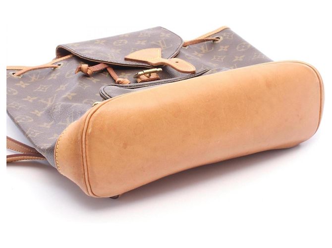Zaino/Borsa Louis Vuitton Montsouris MM Marrone - vista 6