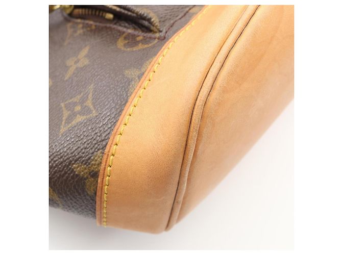 Louis Vuitton Montsouris MM Rucksack/Handtasche Braun - Ansicht 6