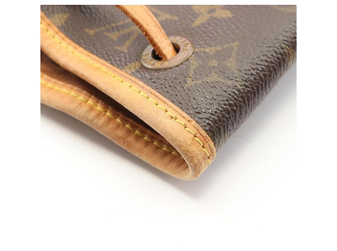 Louis Vuitton Montsouris MM Rucksack/Handtasche Braun - Ansicht 8