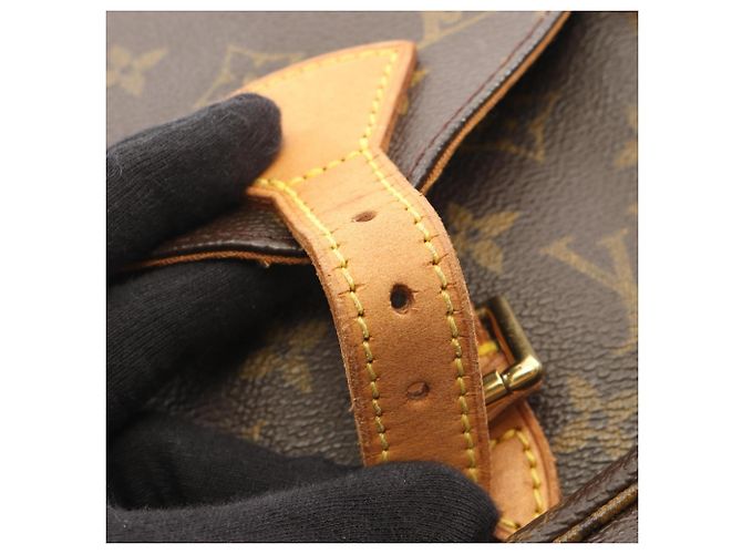 Louis Vuitton Montsouris MM Rucksack/Handtasche Braun - Ansicht 9