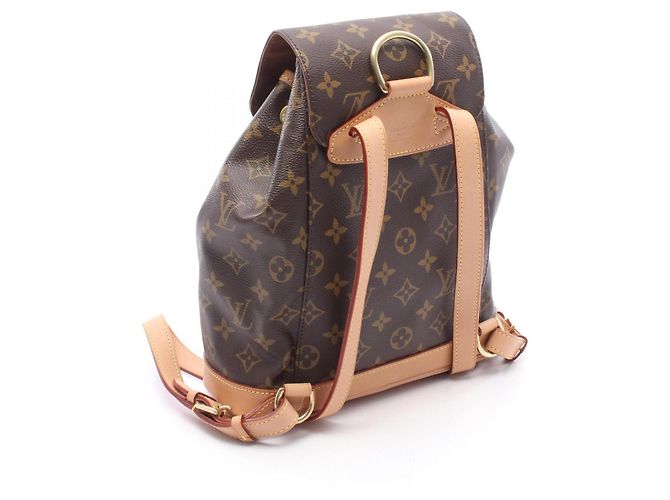Mochila/Bolso Louis Vuitton Montsouris MM Castaño - vista 2