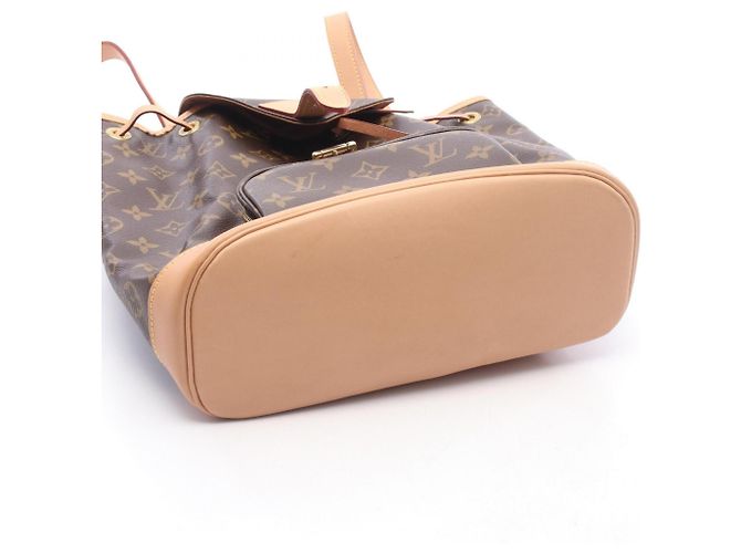 Mochila/Bolso Louis Vuitton Montsouris MM Castaño - vista 6