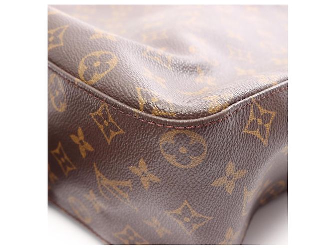 Borsa a Spalla Louis Vuitton Looping GM Monogram Marrone - vista 11
