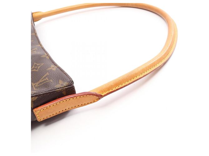 Borsa a Spalla Louis Vuitton Looping GM Monogram Marrone - vista 15