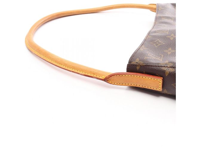 Borsa a Spalla Louis Vuitton Looping GM Monogram Marrone - vista 16