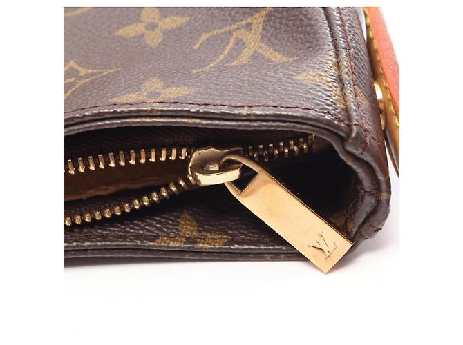 Borsa a Spalla Louis Vuitton Looping GM Monogram Marrone - vista 19