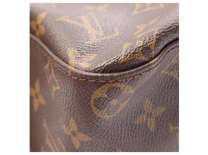 Borsa a Spalla Louis Vuitton Looping GM Monogram Marrone - vista 9