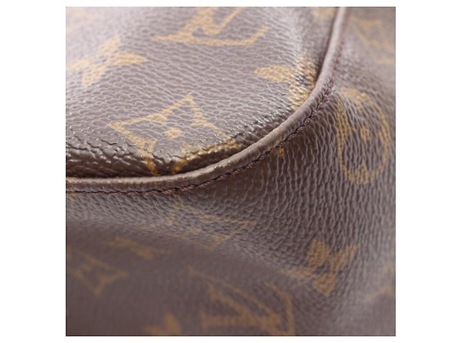 Borsa a Spalla Louis Vuitton Looping GM Marrone - vista 10