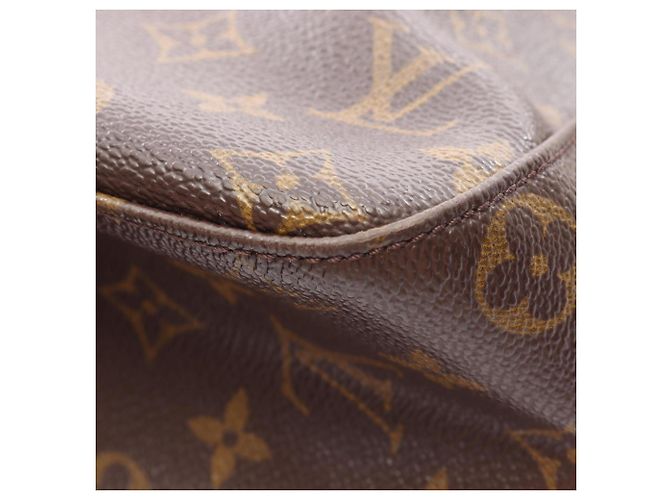 Borsa a Spalla Louis Vuitton Looping GM Marrone - vista 11