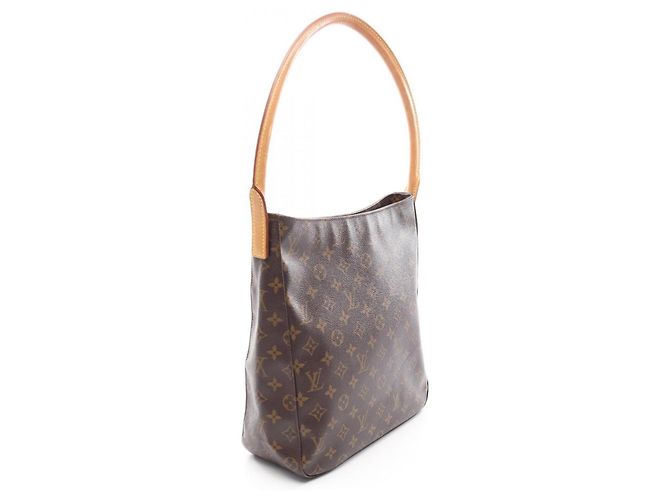 Borsa a Spalla Louis Vuitton Looping GM Marrone - vista 2