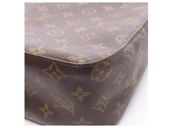Sac à épaule Louis Vuitton Looping MM Marron - vue 10