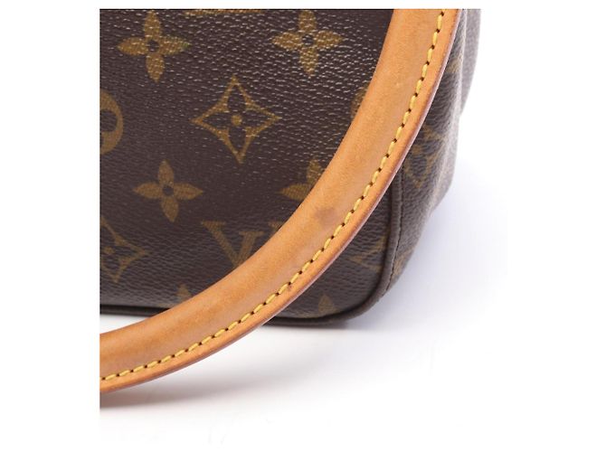 Sac à épaule Louis Vuitton Looping MM Marron - vue 12