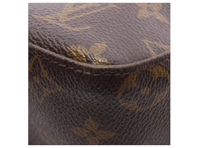 Sac à épaule Louis Vuitton Looping MM Marron - vue 8