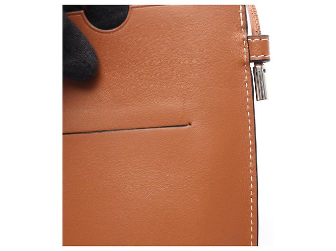 Borsa a Spalla Loewe Gate Pocket Marrone - vista 6