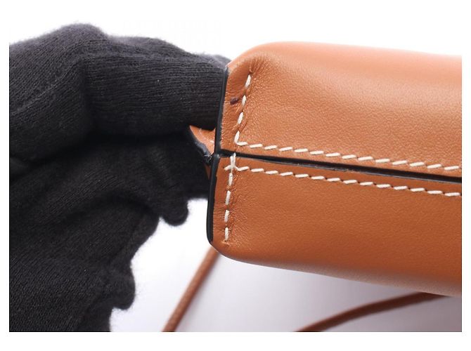 Borsa a Spalla Loewe Gate Pocket Marrone - vista 7