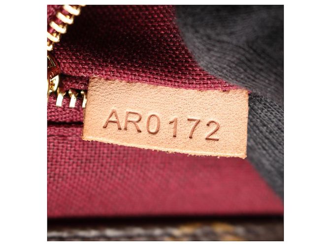 Borsa Tote Louis Vuitton Raspail PM Marrone - vista 5