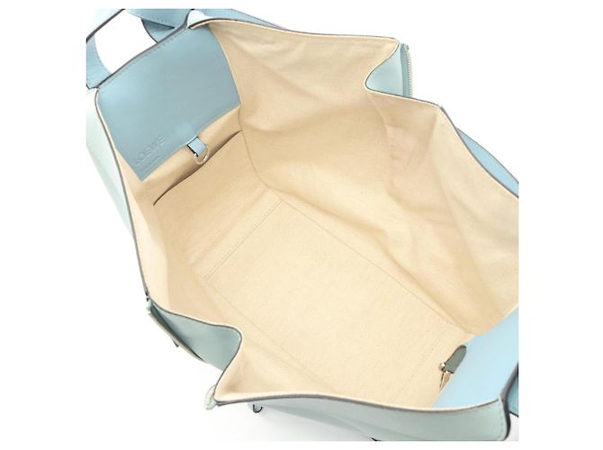Borsa a mano in pelle Loewe Hammock Small 2-Way Blu - vista 3