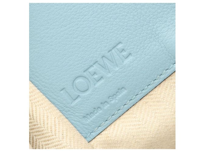 Borsa a mano in pelle Loewe Hammock Small 2-Way Blu - vista 4
