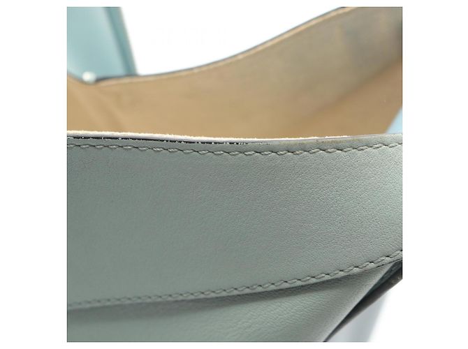 Borsa a mano in pelle Loewe Hammock Small 2-Way Blu - vista 9
