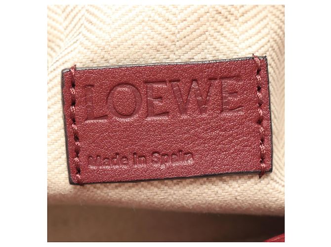 Loewe Puzzle Bag Small Braun Pink Bordeaux - Ansicht 4