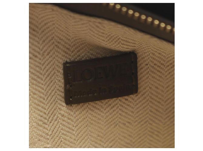 Borsa Loewe PUZZLE EDGE MINI 2-Way in pelle Cachi - vista 4