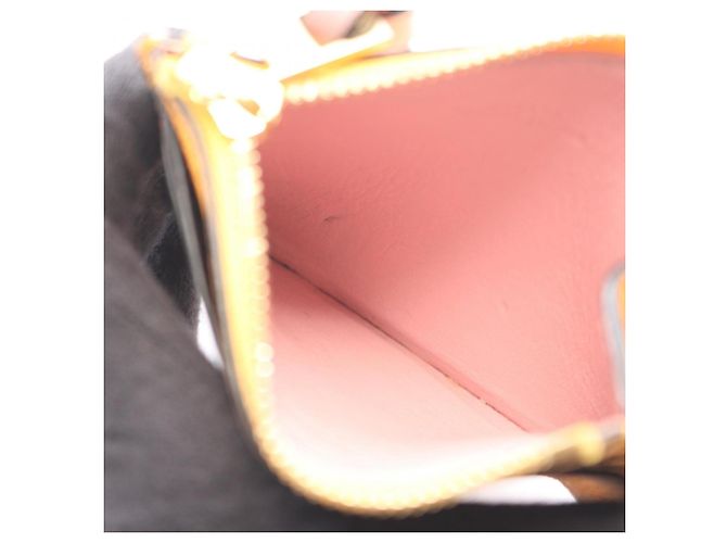 Tarjetero Anagram Square LOEWE con llavero Castaño Rosa Naranja - vista 6