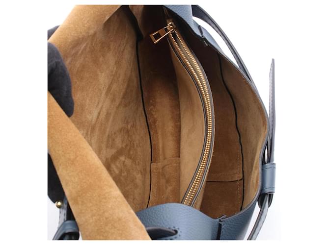 Borsa a tracolla Loewe Gate Bag Medium Blu - vista 3
