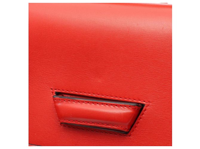 Bolso de hombro de cuero rojo Loewe Barcelona - vista 10