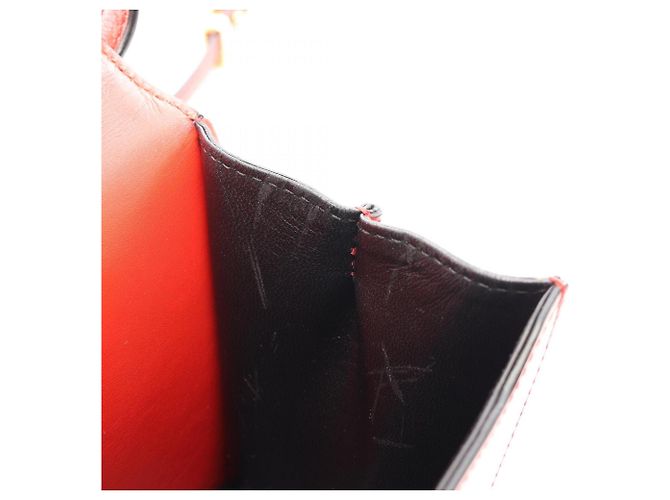 Bolso de hombro de cuero rojo Loewe Barcelona - vista 5