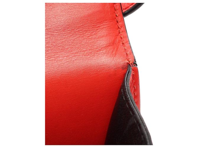 Bolso de hombro de cuero rojo Loewe Barcelona - vista 6