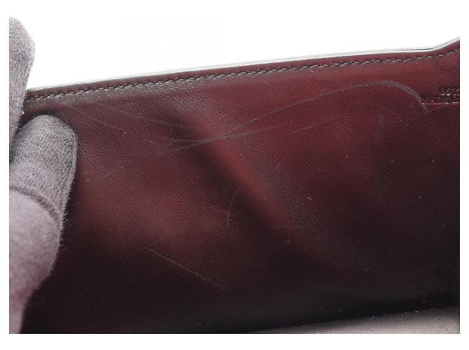 Bolso de hombro de cuero rojo Loewe Barcelona - vista 7