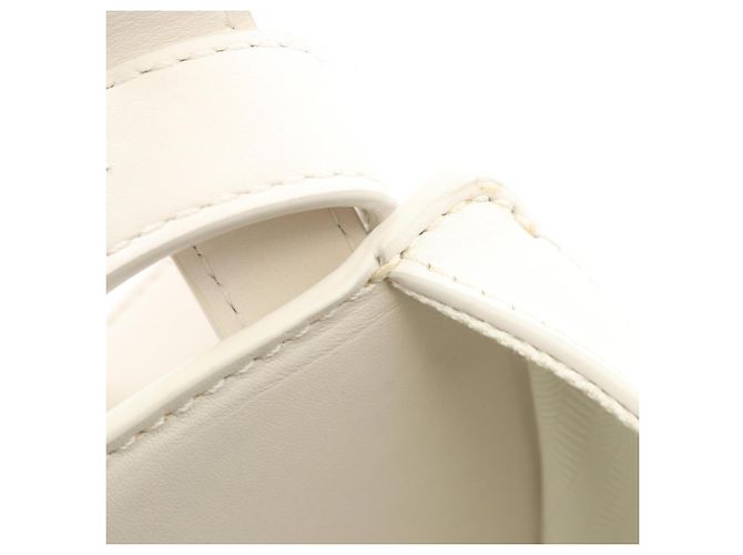 Borsa Loewe Hammock in pelle bianca Bianco - vista 5