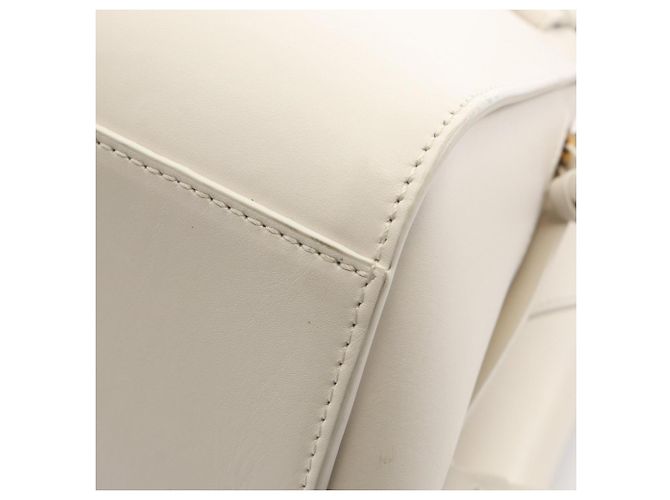 Borsa Loewe Hammock in pelle bianca Bianco - vista 7