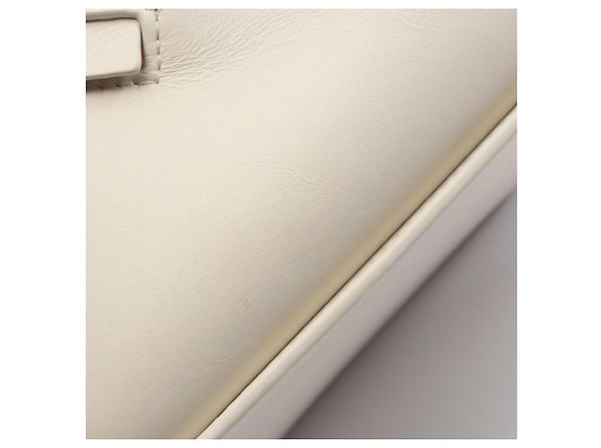 Borsa Loewe Hammock in pelle bianca Bianco - vista 8