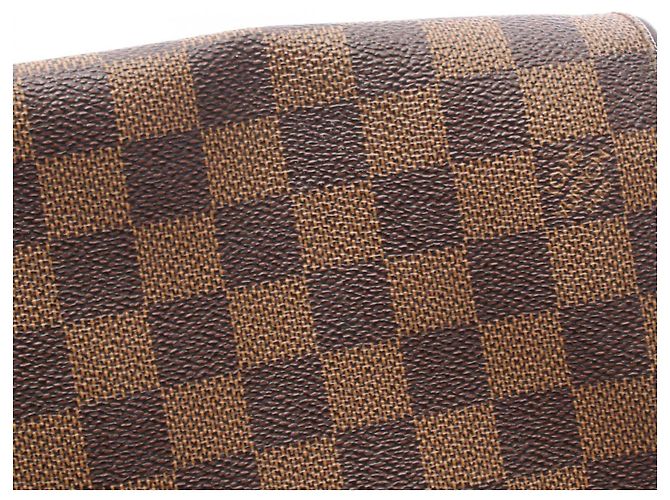 Borsa a Spalla Louis Vuitton Brooklyn PM Damier Ebene Marrone - vista 8