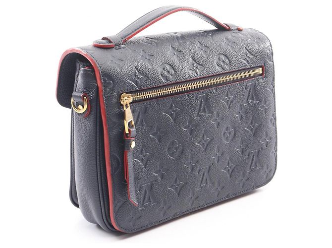 Borsa 2-Way Louis Vuitton Pochette Metis Rosso Blu navy - vista 2