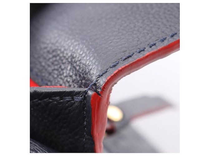 Borsa 2-Way Louis Vuitton Pochette Metis Rosso Blu navy - vista 5