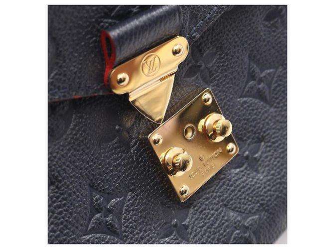 Borsa 2-Way Louis Vuitton Pochette Metis Rosso Blu navy - vista 8