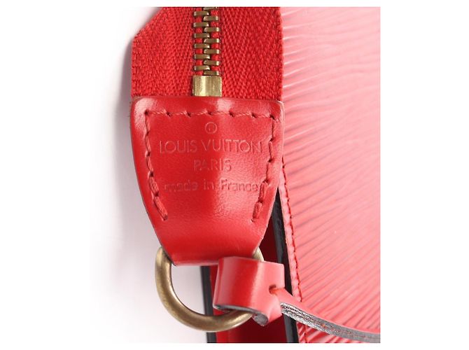 Borsa Louis Vuitton Epi Castilian Red Rosso - vista 4