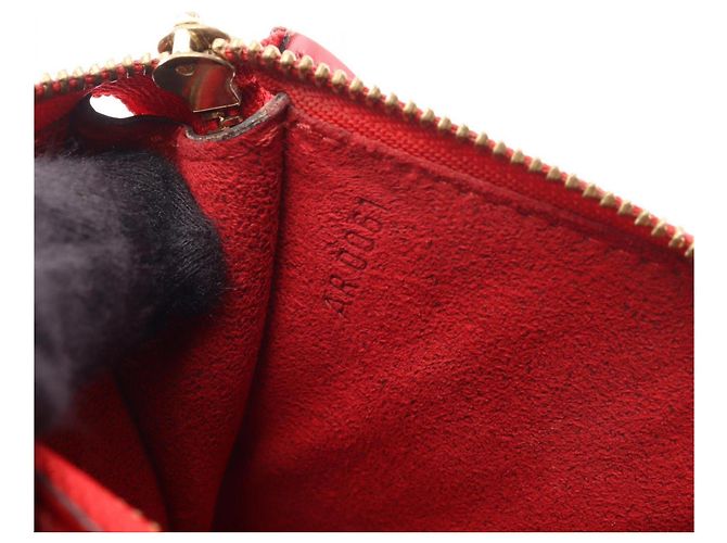 Borsa Louis Vuitton Epi Castilian Red Rosso - vista 5