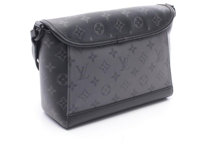 Borsa a tracolla Louis Vuitton Pulse Messenger Marrone Nero - vista 2