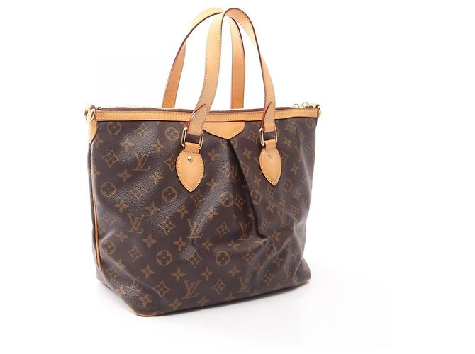 Borsa 2-Way Louis Vuitton Palermo PM Monogram Marrone - vista 2