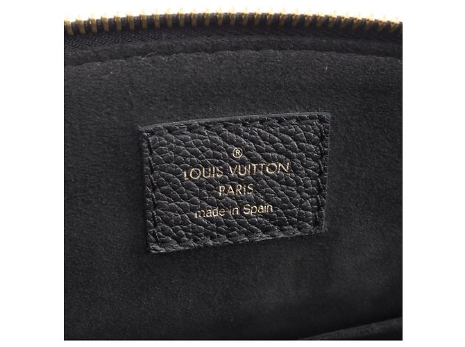 Borsa Louis Vuitton Petit Palais PM Bicolor Nero Beige - vista 4