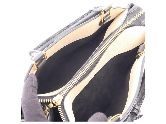 Borsa Louis Vuitton Petit Palais PM Bicolor Nero Beige - vista 6