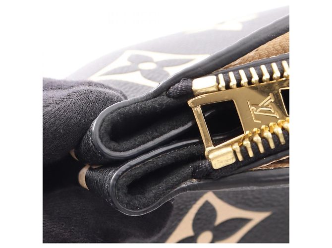 Borsa Louis Vuitton Petit Palais PM Bicolor Nero Beige - vista 7